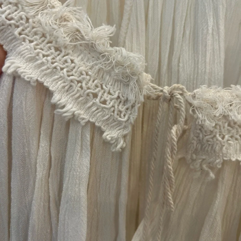 Boho lacy Raga top - Picture 6 of 7